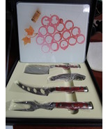 Raymour Flanigan Wine Cheese Set Cutting board new in box ORIGINAL ^^^^ - $88.25 CAD