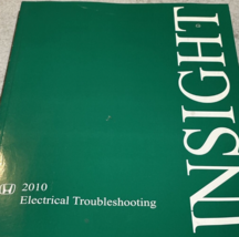 2010 Honda INSIGHT  Electrical Troubleshooting Wiring Diagram Manual ETM EDM - $9.59