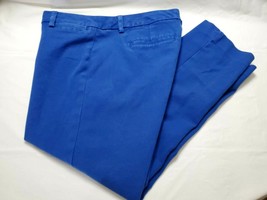 Tommy Hilfiger Women&#39;s 10 Capri Pants Blue Cotton Blend - £22.74 GBP
