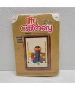 Vintage Jiffy Stitchery Cross Stitch Kit #705 Prayin 5&quot; x 7&quot; Sealed 1990 - $12.17