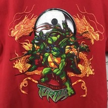 Vtg 2003 Teenage Mutant Ninja Turtles TMNT Youth Sz M T-Shirt Red 100% C... - £19.41 GBP