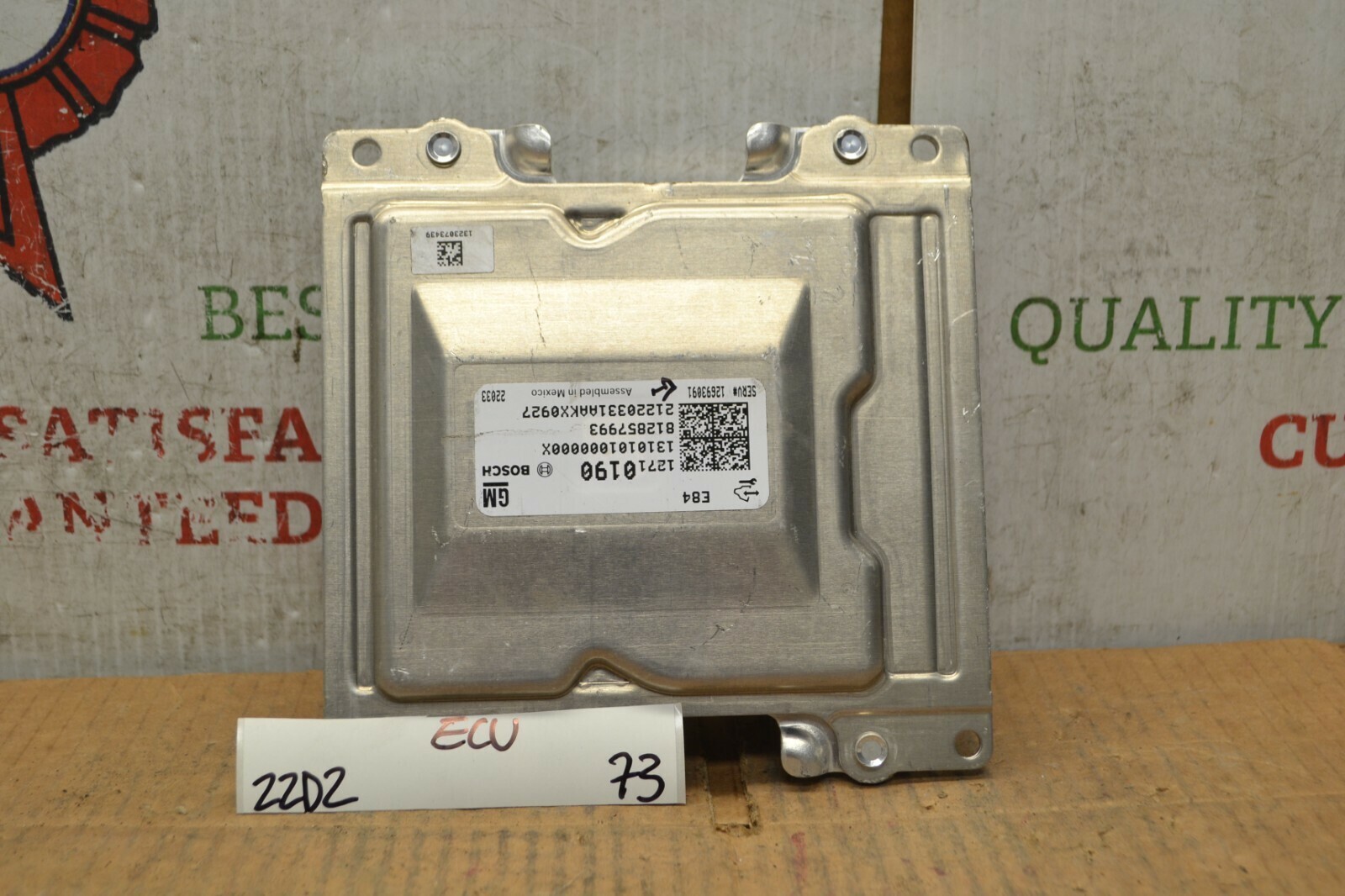 2019 Chevrolet Spark Engine Control Unit ECU 12693091 Module 73-22D2 - $29.39