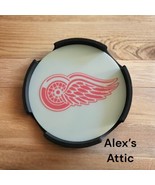 Detroit Red Wings NHL ICE HOCKEY TEAM LOGO 4&quot; 3d printed 4 pack COASTERS - £11.03 GBP