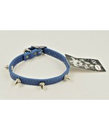 OmniPet Pocket Pups Mini Spike Pet Dog Collar (Blue) 10 inch Collar (New) - £6.67 GBP