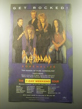 1992 Def Leppard Adrenalize Album Advertisement - Get Rocked! - £11.59 GBP