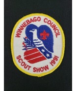 Vintage BSA Boy Scouts of America Winnebago Council Scout Show 1991 Patch - £8.33 GBP