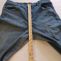 Gloria Vanderbilt Blue Jeans Women's 16 Short Denim Straight High-Rise Stretch image 11
