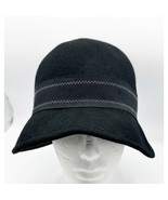 Vtg? SOPRATTUTTO CAPPELLI ITALY BLACK WOOL FELT HAT with Bow One Size - $34.65