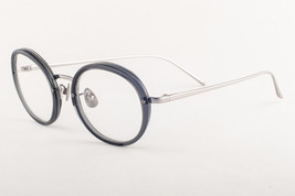 Linda Farrow 176 C7 Black Silver Oval Eyeglasses LFL176 C7 46mm - £188.50 GBP