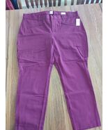 GAP Curvy Signature Skinny Ankle 18 Petite Maroon-Brand New-SHIPS N 24 HRS - $1,257.52 MXN