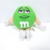 M&amp;M&#39;s Chocolate Candy Green Soft  Plush Stuffed Animal M And M 7in - £15.02 GBP