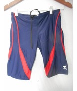 Tyr Durafast Men&#39;s Swimsuit Red Blue Sz 32 - $15.99