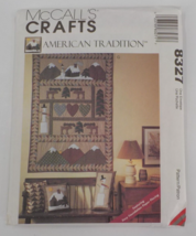 Mccall&#39;s Crafts Pattern #8327 American Tradition Pillow Stocking Wall Uncut 1995 - £7.88 GBP