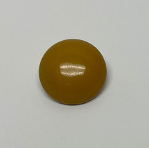 Mustard Yellow Round Circle Bakelite Coat Sweater Button - £5.41 GBP