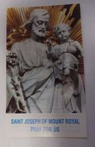 Saint Joseph Prayers Card, New from Canada - $1.98