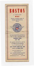 Greater Boston Massachusetts USO Map March 1943 Soldiers and Sailors Committee - £13.93 GBP