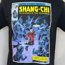 Men&#39;s Shirt Marvel Shang Chi Graphic T-Shirt Black Large - £11.13 GBP