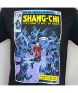 Men&#39;s Shirt Marvel Shang Chi Graphic T-Shirt Black Large - £11.20 GBP