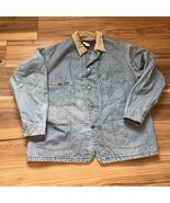Vintage Oshkosh Denim Blanket Lined Chore Barn Coat Men’s Size 48R Made ... - $161.49