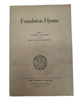 1919 Foundation Hymns Book Christian Bible Conference Committee Philadel... - £11.15 GBP