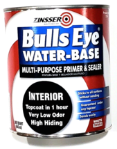 Zinsser Bulls Eye Water Base Multi Purpose Primer Sealer White Tintable QT - £22.01 GBP