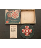 Vintage Puzzle Peg Game 1929 Box &amp; Directions Puzzle Peg Lubbers &amp; Bell ... - $17.67