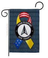Support Space Force Troops Garden Flag 13 X18.5 Double-Sided House Banner - £17.56 GBP