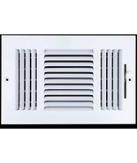 Handua Steel Air Supply Grille White 3-Way 14 &quot; X 8&quot; - $219.20 MXN