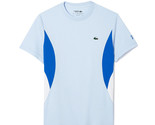 Lacoste Novak Short Sleeve T-Shirts Men&#39;s Tennis Tee Sports Sky NWT TH75... - £80.17 GBP