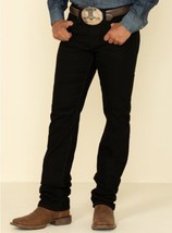 NWD Cody James Men&#39;s Night Rider Black Wash Slim Straight Stretch Jeans, 36x30 - £18.50 GBP