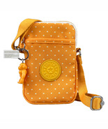 Kipling Tally Crossbody Phone Bag Water Resistant Nylon Soft Dot Yellow ... - $667.41 MXN