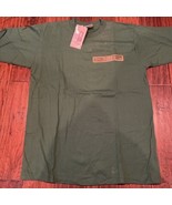 Vintage Crable Sportswear Mens T-Shirt Green Salem-Teikyo Crew Neck L New - $26.94 CAD