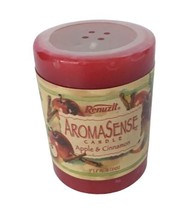 Renuzit 1999 Aromasense 3&quot; X 4&quot; Pillar Candle Apple &amp; Cinnamon New Discontinued - $14.39