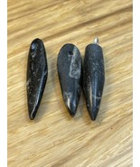 Unique Fossil Jewelry Making Charms Pendants Lot of 3 KG JD - £19.55 GBP