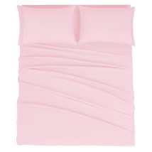Queen Size Sheet Set - Hotel Luxury 1800 Bedding Sheets &amp; Pillowcases - Deep Poc - £49.49 GBP