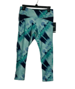 Asics Women&#39;s Running Reversible Capri Ankle Leggings, Blue Abstract, Large - $54.14 CAD