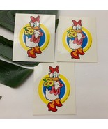 Vintage Disney Daisy Duck Vinyl Decal Stickers Lot of 3 Yellow Pink 80s ... - $319.69 MXN