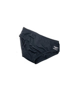 Speedo Men&#39;s Endurance+ Brief A Black Swim Bikini Swimsuit Drawstring Wa... - $750.39 MXN