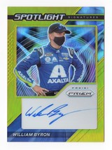 William Byron 2021 Panini Prizm Racing Gold Prizm Autograph (Spotlight Signature - £118.30 GBP