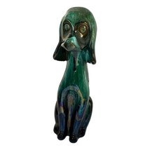 Blue Mountain Pottery Tall Dog Figurine Ears Hang Low  14 inch BMP Canadian - £33.67 GBP