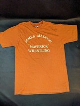 Vintage 1990’S James Madison Maverick Lucha Cuello Redondo Camiseta 50/50 - $30.13