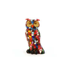 Classic Mosaic Gold Owl - $41.00