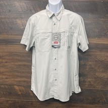 Wrangler ATG Polo Shirt Adult Large Logo Tan Casual Men Golf Gorpcore Hi... - $30.66 CAD