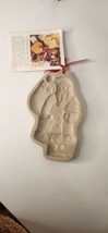 Brown Bag Cookie Art Cookie Mold Santa Claus Christmas 1983 Vintage With Tags - £11.73 GBP