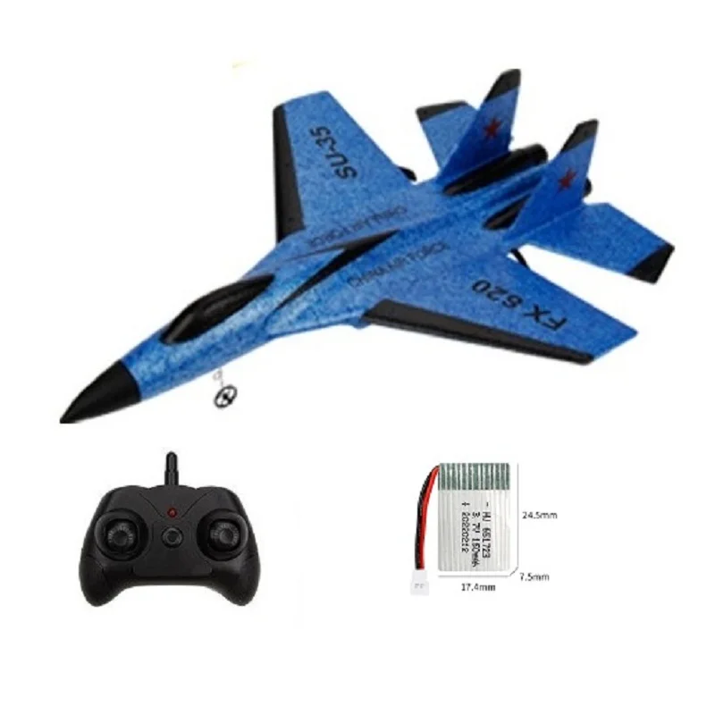 SU-35 RC Remote Control Airplane 2.4G Remote Control Fighter Hobby Plane Glider - £20.53 GBP