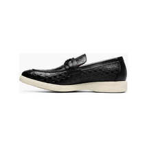 Stacy Adams Salyer Moc Toe Bit Slip On Walking Shoes Black 25692-001 image 5