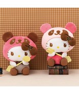 Hello Kitty Panda Sweet Chocolate Big Plushy (Brown Ear) - $723.50 MXN