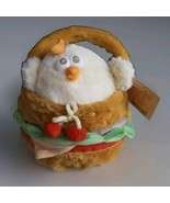 Chicken Fat Dundun Plush Doll With Hamburger Bag - Children Gift Animal - $59.40