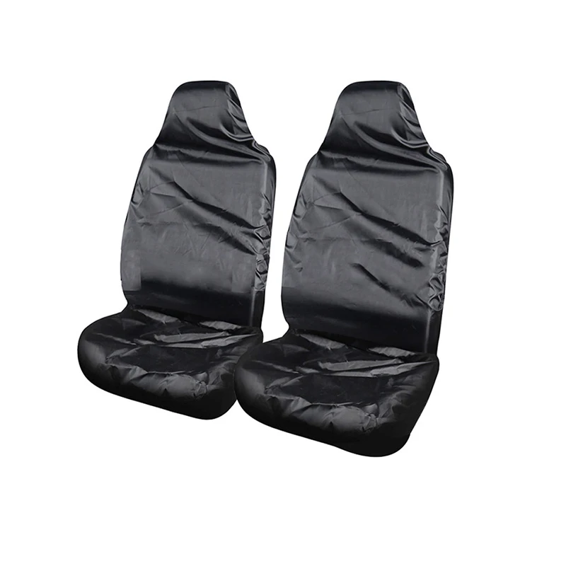 Car Seat Cover - Black Waterproof Seat Cover for Driver and Front Passenger Se - £8.78 GBP