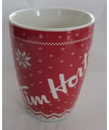 2015 Tim Hortons #015 Christmas Sweater Snowflake 16 Oz Coffee Tea Ceram... - £11.20 GBP